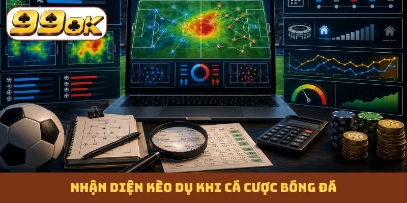Nhận diện kèo dụ khi cá cược bóng đá