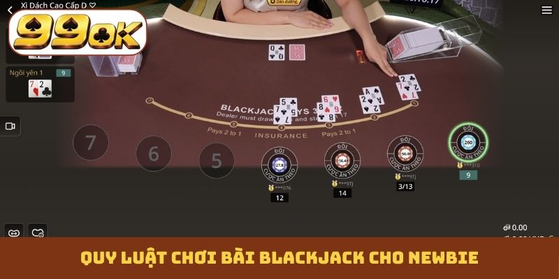 Quy luật chơi bài Blackjack cho newbie