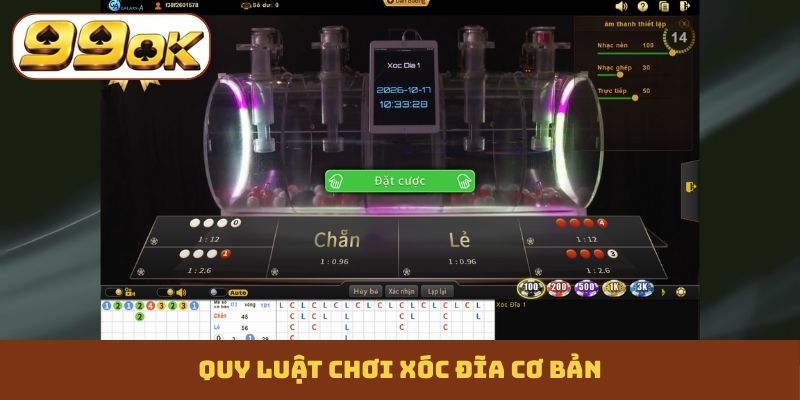 Quy luật chơi xóc đĩa cơ bản